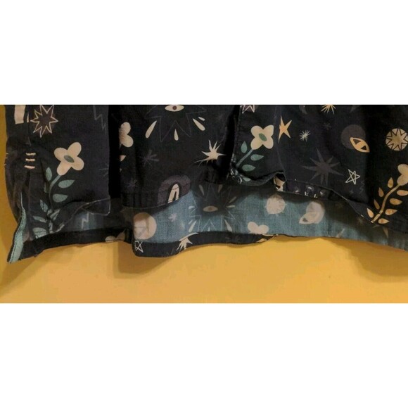 Jetty Shirt Men's XXL Draw Your Own Line Blue Button Pocket All Over Print Nice - Picture 4 of 10